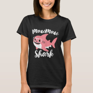 T-shirt Fête des mères de requins Mawmaw Grand-mère drôle