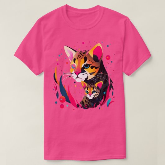 T-shirt Fête des mères d'Ocelot (Design devant)