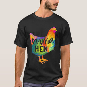 T-shirt Fête des Mères Mama Hen poulet ferme de maman
