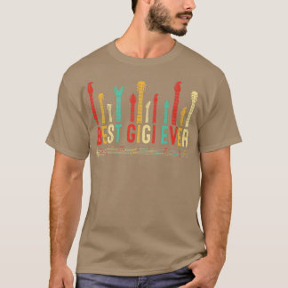T-shirt Fête des mères Meilleur Gigi Ever Guitariste Guita