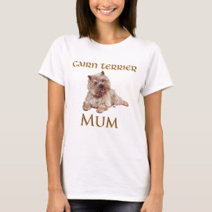 T-shirt Fête des mères Terrier de Cairn Brun