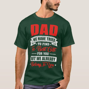 T-shirt Fête des pères amusante pour papa de fille Fils Fe
