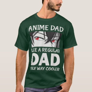 T-shirt Fête des pères Anime Papa Comme un papa régulier s