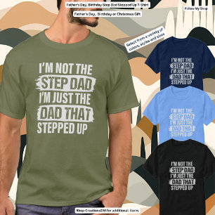 T-shirt Fête des pères, Anniversaire Étape Papa S'Est Levé