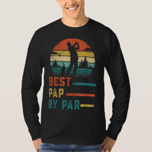 T-shirt Fête des pères Best Pap By Par Golf Cadeaux Pour P