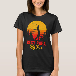 T-shirt Fête des pères Best Papa By Par Golf Love