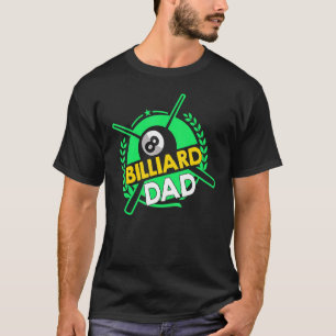 T-shirt Fête des pères Billiard Papa