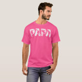 T-shirt Fête des pères Bowling Papa Bowling (Devant entier)