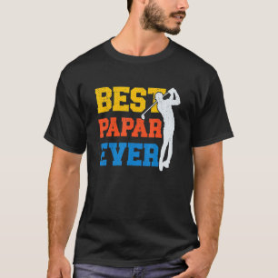T-shirt Fête des pères De Jeu De Golf Pour Papa Best Papar