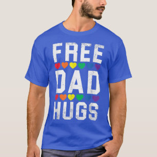 T-shirt Fête des pères de papa libre pour la LGBT Pride Ar