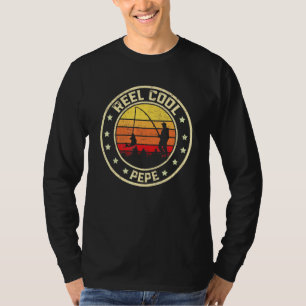 T-shirt Fête des pères de pêche de poisson de Cool de mer