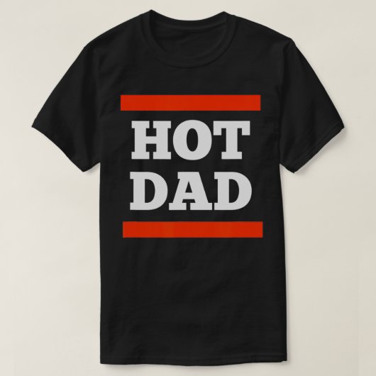 T-shirt Fête des pères des hommes Hot Papa (Design devant)