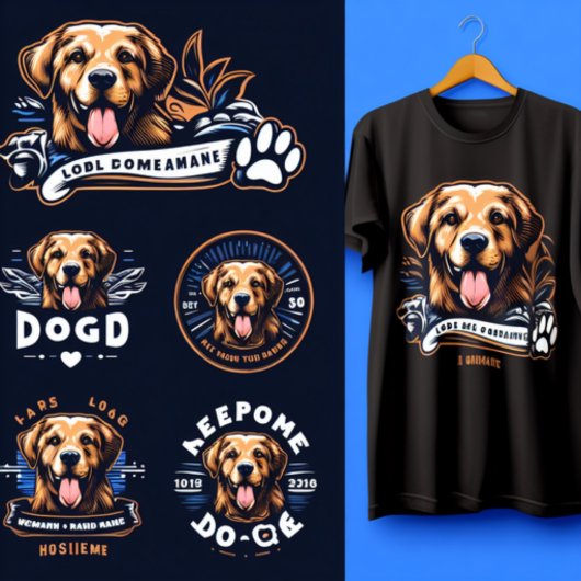 T-shirt fête des pères Dog Love