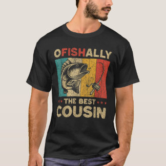 T-shirt Fête des Pères Drôle Pêche Ofish Le meilleur Cous