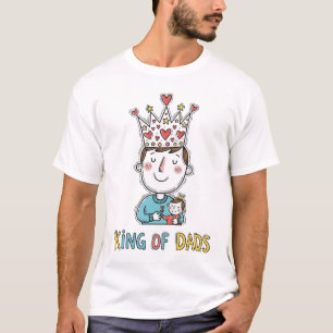 T-shirt Fête des pères du roi des papas