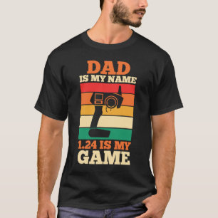 T-shirt Fête des pères Fente Voiture Racer Papa Est Mon No