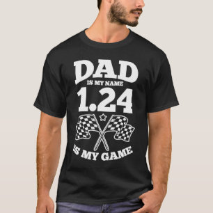 T-shirt Fête des pères Fente Voiture Racer Papa Est Mon No