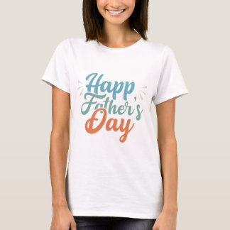 T-shirt fête des pères heureuse