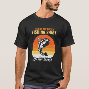 T-shirt Fête des pères Lucky Fishing Fisherman Rod 1