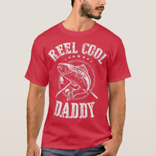 T-shirt Fête des pères mâle Pêche bobine Cool papa