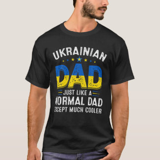 T-shirt Fête des pères masculine ukrainien définition papa