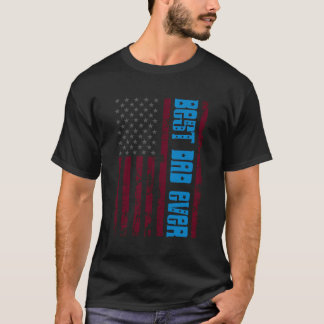 T-shirt Fête des pères Meilleur Papa Jamais Avec Nous Drap