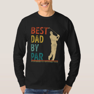 T-shirt Fête des pères Meilleur Papa Par Par Golfer Daddy