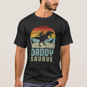 T-shirt Fête des pères Mens Daddysaurus Daddysaurus Rex