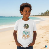 T-shirt Fête des pères | Mon héros | Photo Avec Papa