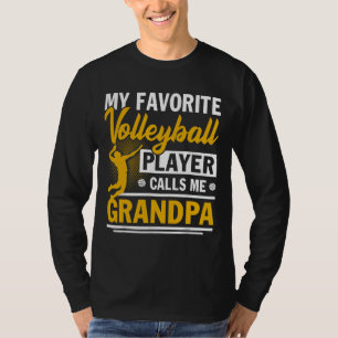 T-shirt Fête des pères Mon Joueur de Volley-ball favori ap