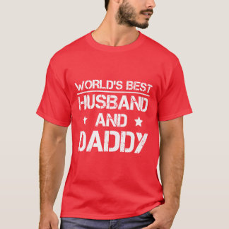 T-shirt Fête des pères Monde Meilleur Mari Et Papa Papa