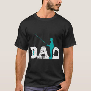 T-shirt Fête des Pères Moulinet de pêche Papa cool Papa, P