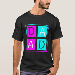 T-shirt Fête des pères Nouveau Papa Him Papa Grand-père Da