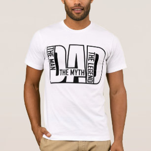 T-shirt Fête des pères/papa Homme Mythe Légende