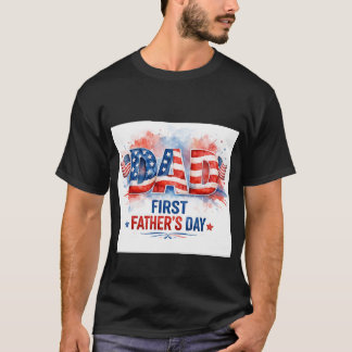 T-shirt Fête des Pères patriotique