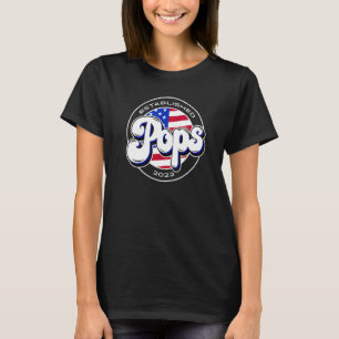 T-shirt Fête des pères Patriotique Hommes Nouveau Grand-Pè