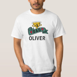 T-shirt Fête des pères personnalisée des noms personnalisé