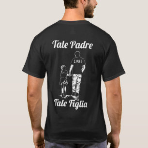 T-shirt Fête des pères Personnalisée Du Nom Du Père Et De