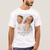 T-shirt Fête des pères POPPOP photo personnalisée (Devant)