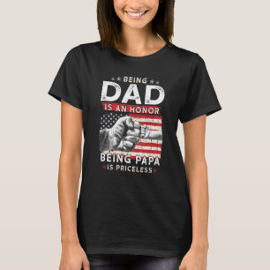 T-shirt Fête des pères Pour Papa Un Honneur Etre Papa Est 