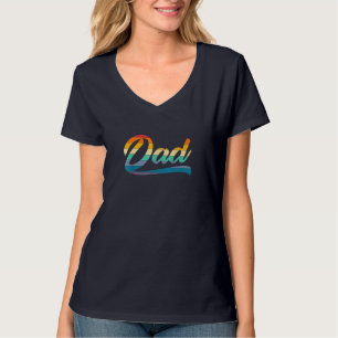 T-shirt Fête des pères Rainbow Papa - Drôle papa