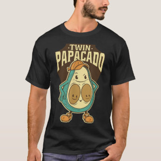 T-shirt Fête des pères Twin Papacado