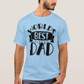 T-shirt Fête des pères Worlds Best Papa (Devant)