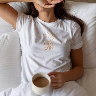 T-shirt Fête des premières mères enceintes jaune