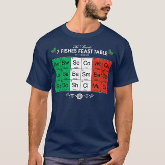 T-shirt Fête Des Sept Poissons Noël Italien