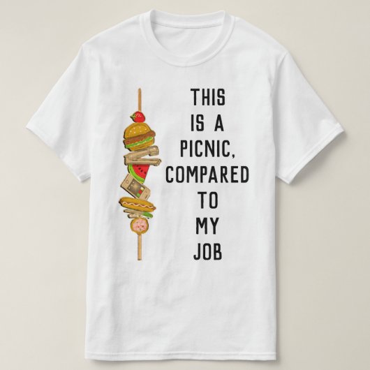 T-shirt Fête d'été drôle (Design devant)