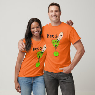 T-shirt Fête d'Halloween de Boos Vintage Fantôme 
