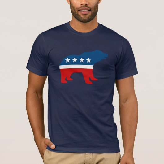 T-SHIRT FÊTE D'OURS GRIZZLY (Devant)
