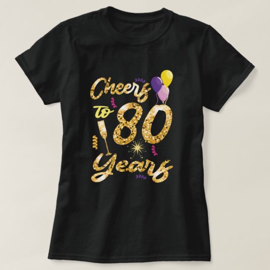 T-shirt Fête du 80e anniversaire de 1941 à 1940 (Design devant)