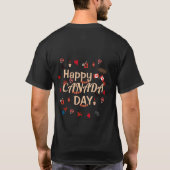 T-shirt Fête du Canada à la mode moderne (Dos)